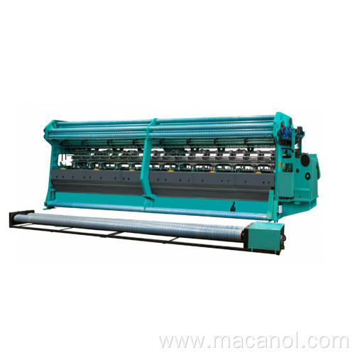 Warp knitting machine for fish net